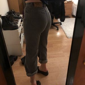 Vintage high rise lee corduroy pants